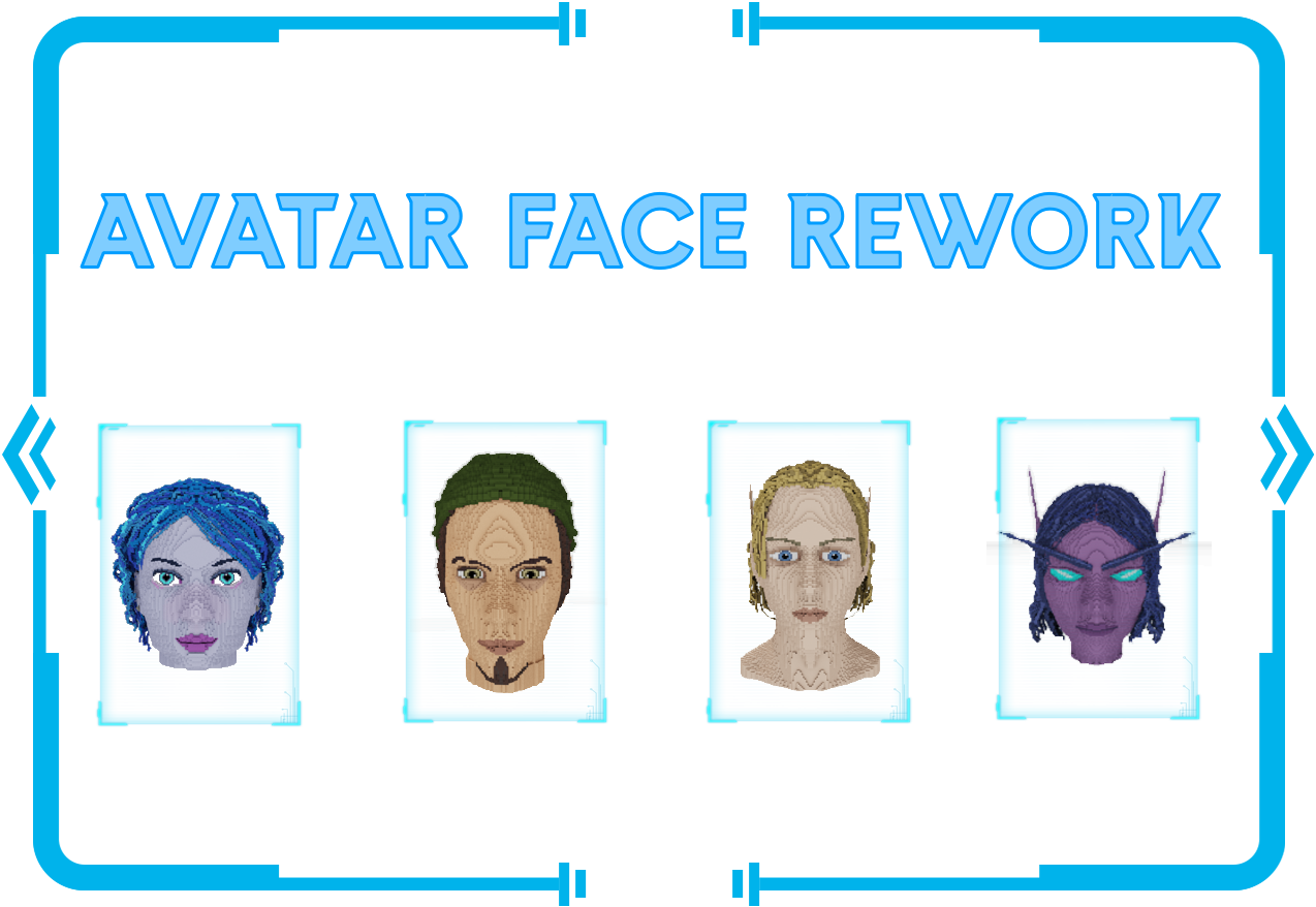 Avatar face rework